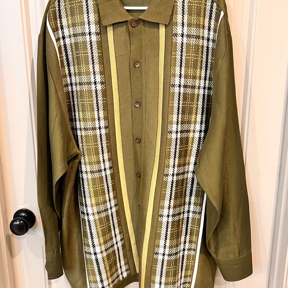Michael Irvin 88 Button Up Long Sleeve Shirt size 3XL
